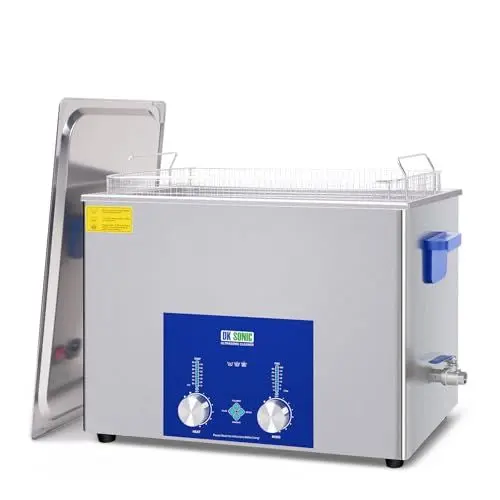 Produktbild: DK SONIC Ultraschallreiniger - Ultraschall-Vergasungsreiniger, Schallreiniger, Pistole, Laborgerät, Vergaser, Motorteile-Reinigungsmaschine mit kodiertem Timer und Heizung (8.14Gal-37L)