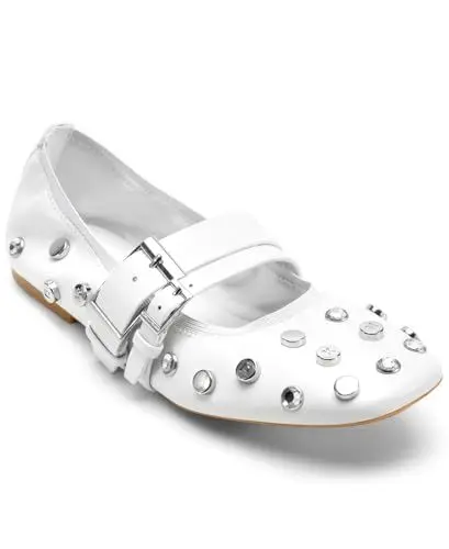 Produktbild: DKNY Damen Davey Ballet Flat, White, 40 EU