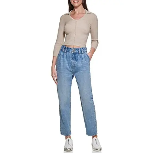 Produktbild: DKNY Damen Dkny Women's Jeans, Light Wash Denim, 31 EU