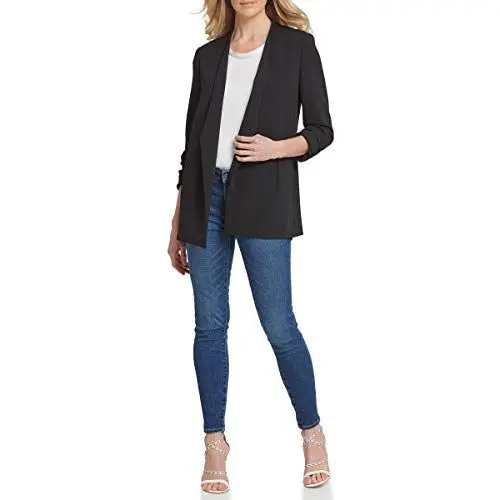 Produktbild: DKNY Damen P9rcaawi, Foundation - L/S Ope Business Casual Blazer, Blk Black, L EU