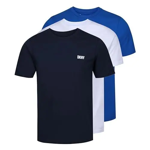 Produktbild: DKNY Men's Giants T-Shirt, Olive, M (3er Pack)