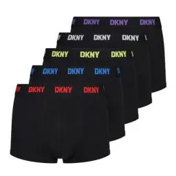 Produktbild: DKNY Herren Trunks Scottsdale – 5er-Pack Schwarz