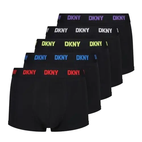 Produktbild: DKNY Herren Trunks Scottsdale – 5er-Pack Schwarz