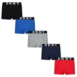 Produktbild: DKNY Men's Walpi Boxer Briefs, Black/Grey/Red/Blue, L