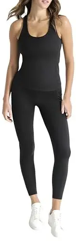Produktbild: DKNY,Women's Balance Compression Racerback Tank W/Built IN Bra, Black,S