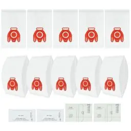 Produktbild: DLAIMI 10 Stück Staubsaugerbeutel kompatibel Mit Miel e FJM,3D Efficiencygeeignet für Miele Compact C1/ C2,S4, S6 Serie,Mit Motorschutzfiltern & AirClean Filter