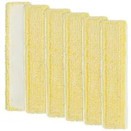 Produktbild: DLAIMI 6 Stück Fenster Staubsauger Ersatz Mop Pads Kompatibel mit Karcher WV2 Plus WV5 Premium, Mikrofaser Swipping Mop Pads Dampfreiniger Zubehör für Karcher