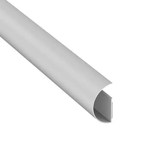 Produktbild: D-Line 1MCT5025W CableTraC, TV-Kabelmanagementlösung, Flexible Kabelführung, Kabelabdeckung – 50 mm (B) x 25 mm (H) x 1 Meter (L) – Weiß, Maxi (50x25mm)