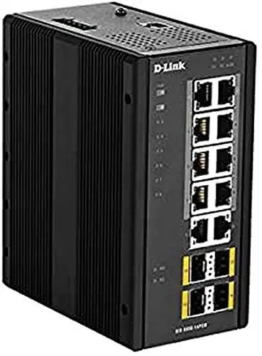 Produktbild: D-LINK DIS-300G-14PSW Gigabit Ethernet (10/100/1000) Power Over Ethernet Managed Switch schwarz
