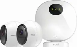Produktbild: D-Link DCS-2802KT-EU mydlink Pro 2er Set WiFi Full HD Überwachungskameras (Alexa & Google kompatibel, 140 Grad Blickwinkel, Nachtsicht, Wetterfest, inklusive Premium Abo für Cloud Aufzeichnung)