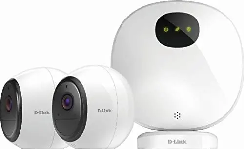 Produktbild: D-Link DCS-2802KT-EU mydlink Pro 2er Set WiFi Full HD Überwachungskameras (Alexa & Google kompatibel, 140 Grad Blickwinkel, Nachtsicht, Wetterfest, inklusive Premium Abo für Cloud Aufzeichnung)