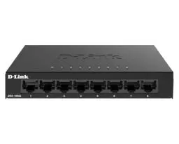 Produktbild: D-Link DGS-108GL 8-Port Unmanaged Gigabit Switch (ohne Lüfter, Low Profile Metallgehäuse, Desktop, Plug-and-Play, QoS, 802.3az EEE), Black