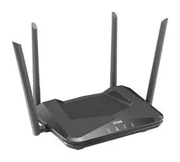 Produktbild: D-Link DIR-X1560 AX1500 EXO WI-Fi 6 Router (2,4 & 5 GHz, 1.500 Mbit/s, 802.11a/b/g/n/ac/ax, OFDMA, MU-MIMO, WPA3, 4 x 10/100/1000 LAN-Anschluss, Tischgerät), schwarz