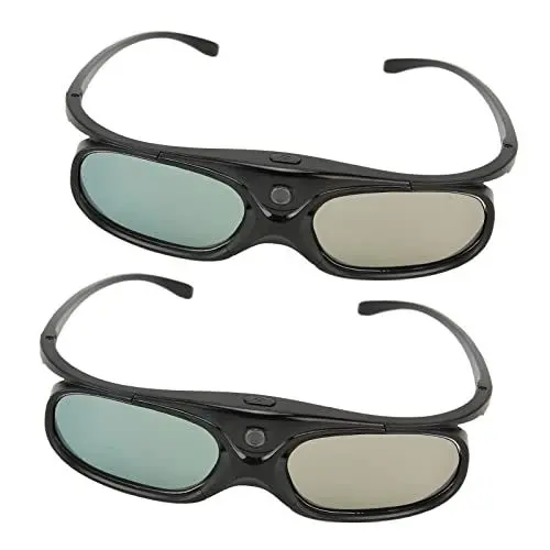 Produktbild: Sxhlseller DLP Link 3D-Brille, 144 Hz Wiederaufladbare Active Shutter-Brille für Alle DLP-Link 3D-Projektoren, für Vivitek, für LTV 2500, für LTV 3500, für Vanish TV-Projektoren
