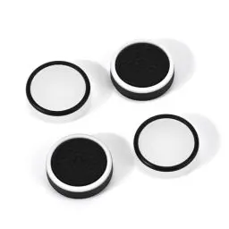 Produktbild: DLseego Thumbstick Kappen für Playstation Portal, weiche Silikon Anti-Rutsch Joystick Grip Caps, 4 Daumen Grip Cover kompatibel mit Playstation Portal Remote Player,Schwarz Weiß