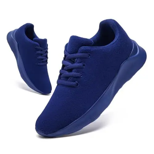 Produktbild: DLWKIPV Damen Laufschuhe Turnschuhe Sportschuhe Sneaker Straßenlaufschuhe Walkingschuhe Running Tennisschuh Fitness Schuhe Königsblau EU 42