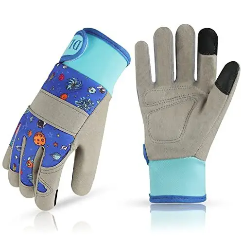 Produktbild: DLY Gartenhandschuhe Kinder 3-7 Jahre, Arbeitshandschuhe, Werkhandschuhe, Fanghandschuh, Kleinkinder Arbeiterhandschuh (XS)
