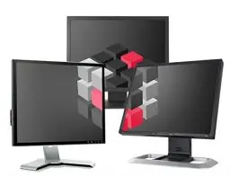 Produktbild: DN 19 Zoll Business Computer Monitor, Desktop Gaming Monitor, HD (VGA - VESA), PC Bildschirm, Schwarz/Grau (Generalüberholt)