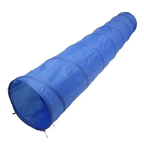 Produktbild: Doact Hunde-Agility-Tunnel, Hunde-Spieltunnel, Reißfest, Vielseitig, Faltbar, Tragbar, Geschicklichkeitsübungen mit Outdoor-Tragetasche