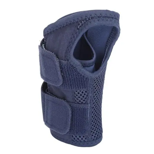 Produktbild: Doact Kompressions-Handgelenkbandage, Elastisches Handgelenk-Kompressionsband, Atmungsaktiv, Professionell, Verstellbar, für Sehnenentzündungen für Fitness (Rechte Hand S/M)