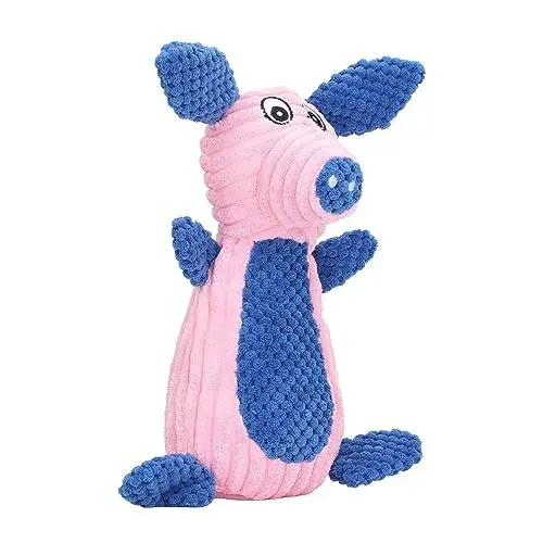 Produktbild: Doact Plüsch-Hundespielzeug, Bissfestes Hundekauspielzeug für Welpenhunde (Schwein)