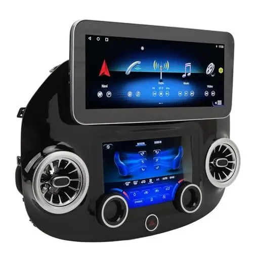 Produktbild: Doact Stereo-Radio-Haupteinheit, 12,3-Zoll-Auto-Multimedia-Player, Freisprechen, Schnelle Reaktion, Kabelloses Carplay für Vito W447 (4+32G)