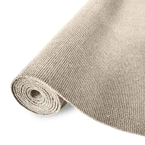 Produktbild: Doahurry Kratzmatte Katze, DIY 200cm x 40cm Kratzschutz Sofa Katze, Kratzmatte Selbstklebend Katzen Kratzmatte, Kratzmatte Katze Wand Regal Regale Sofa Teppich MöBel Schutz (Khaki)