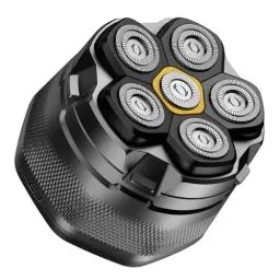 Produktbild: DOAO Glatzen Rasierer Herren, 2024 Verbessert wasserdicht 6D Flexibler Glatzenrasierer, Magnetische Schwebender Kopf, Nass und Trocken Glatzen Rasierer, USB-C-Anschluss(A6)