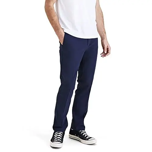Produktbild: Dockers Herren Signature Khaki Slim GO Chinos, Navy Blazer, 32W / 34L