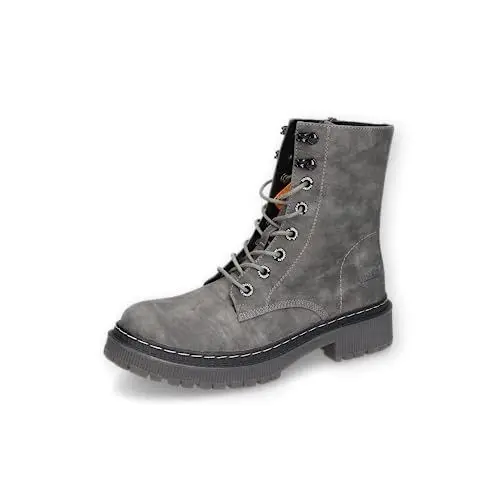 Produktbild: Dockers by Gerli Damen Schnürstiefel, Frauen Stiefeletten,Kurzstiefel,uebergangsschuhe,uebergangsstiefel,Boots,dunkelgrau/schwarz,41 EU