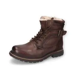 Produktbild: Dockers by Gerli Herren Combat Boots, Männer Stiefeletten,warm gefüttert,uebergangsstiefel,schnürstiefel,Winterstiefel,braun,43 EU
