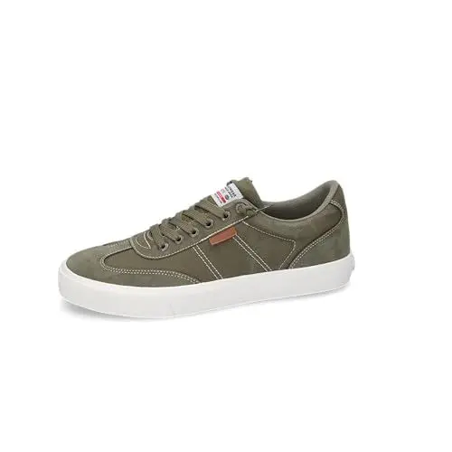 Produktbild: Dockers by Gerli Herren Low-Top Sneaker, Männer Halbschuhe,Sportschuhe,Freizeitschuhe,Laufschuhe,schnürschuhe,schnürer,Khaki,41 EU