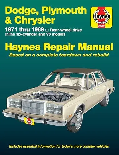 Produktbild: Dodge, Plymouth and Chrysler RWD, 1971-1989 (Haynes Manuals)