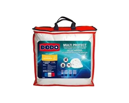 Produktbild: DODO Steppdecke, temperiert, gegen Milben und Bettwanzen, 200 x 200 cm, für Doppelbett, Bettdecke Multi Protect, Weichheit und Schutz, maschinenwaschbar bei 40 °C