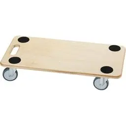 Produktbild: Dörner + Helmer Transportroller Stabil-Soft, 590mm x 290mm x 120mm, 200kg Tragkraft, Gummiräder, für Kisten und Möbel