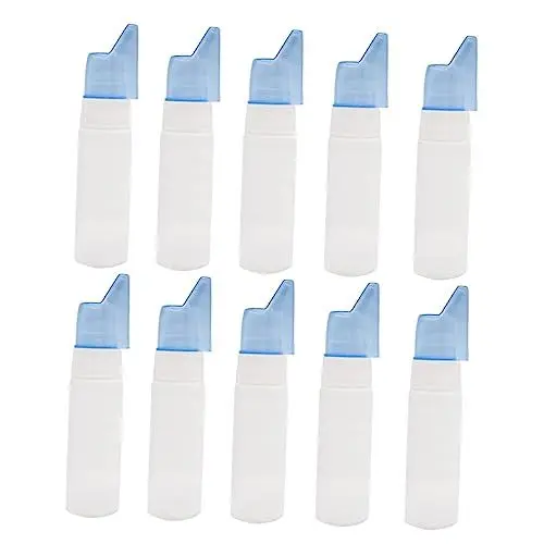 Produktbild: DOITOOL 10St Nebel Mini-Sprühflasche Direktsprühflasche Nasensprays Sprühflaschen nachfüllbare Sprühflasche Flasche mit Nasenspray Füllung Weiß