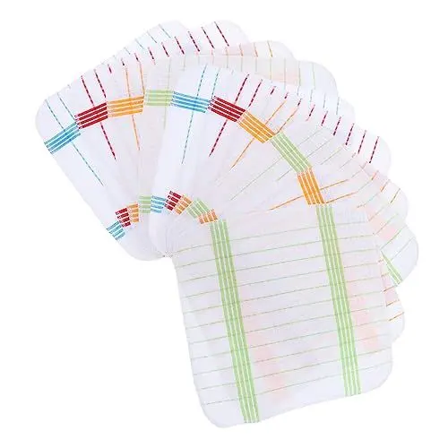 Produktbild: DOITOOL 10st Scheuerschwamm Geschirrtuch Schüssel Reinigungstuch Küche Waschlappen Trockentücher Für Geschirr Sauberes Quietschendes Tuch Tisch Schnelltrocknend Baumwollgarn Heimtextilien