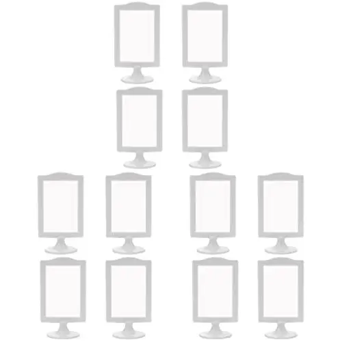 Produktbild: DOITOOL 12 Stück Doppelseitiger Bilderrahmen Doppelseitiger Bilderrahmen Doppelseitiger Bilderrahmen Stehende Bilderrahmen