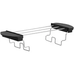 Produktbild: DOITOOL Brötchenaufsatz Toastständer für Heißluftfritteuse Toastgestell Toaster Aufsatz für Brötchen Toaster Warming Rack, Edelstahl Brot Rack, Anti-VerbrüHung, Leicht Zu Reinigen, 26 X 9,2 X 5,5 Cm,