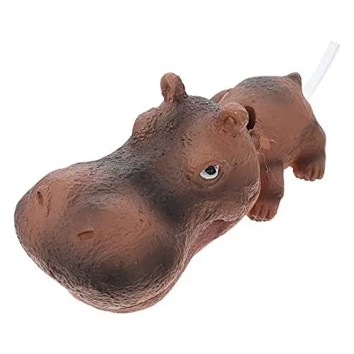 Produktbild: DOITOOL Dekoratives Nilpferd-Ornament Aquarium-Dekoration Harz-nilpferd-Statue für Die Aquarium-landschaftsgestaltung