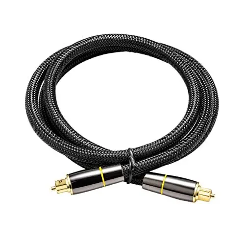 Produktbild: DOITOOL 1 Meter Audiokabel Optisches Audiokabel Reine Kupferbeschichtete Anschlüsse Verlustfreier Signalklang Einfach Zu Verwenden