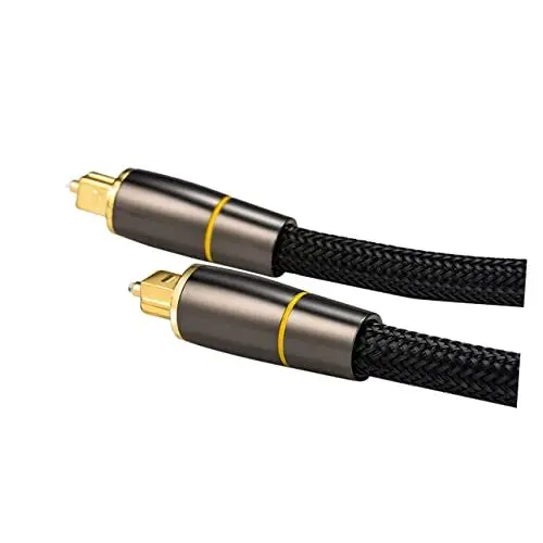 Produktbild: DOITOOL Optisches Kabel 1 M – Digitales Audiokabel Für Heimkino Spdif Glasfaser Beschichtet Verbesserte Leitfähigkeit