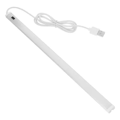 Produktbild: DOITOOL 1 Stück LED Sensorleuchte Intelligente Unterbauleuchte mit Bewegungssensor USB Aufladbar für Schrank Treppe und Zuhause Energiesparend und Weiß