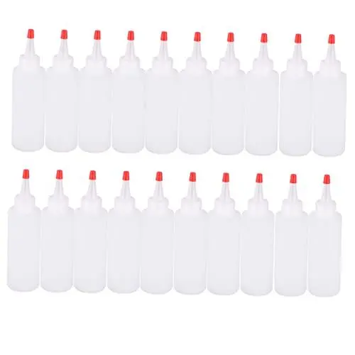 Produktbild: DOITOOL 20St spitze Flasche Spritzflaschen Gewürze Flaschen verschließen Kondim Squeeze-Flaschen Gewürzflasche Gewürz-Quetschflasche Mit Deckel Flasche drücken Farbflasche