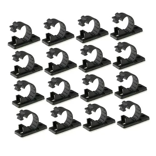 Produktbild: DOITOOL Drahtprozessor Feste Drahtklemme Kabel-organizer Selbstklebende Kabelclips Für Die Wandmontage
