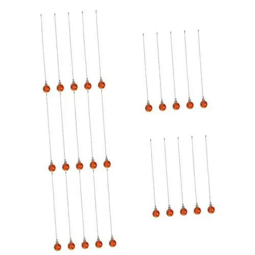 Produktbild: DOITOOL 25 Stk Deckenventilator-lichterkette Vintage-fan Wulstige Verlängerungsketten Lampenzugketten Vintage-dekor Leichter Anhänger Leichte Zugkette Kette Ziehen Zubehör Sektor Metall
