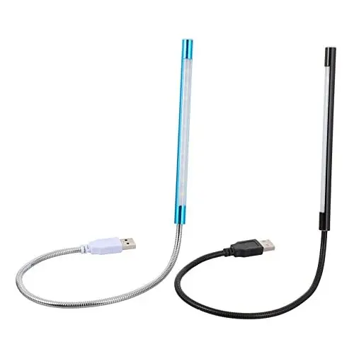 Produktbild: DOITOOL Mini-usb-touch-dimmbares -licht 2er-pack Leselampe Schwanenhals-nachtlicht Für Bett Studium Reisen