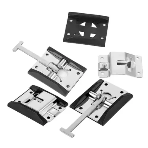 Produktbild: DOITOOL 2er-pack Anhängertürriegel Fänge -türhalter Metall Robuster Anhängertürriegel-satz Camper-türriegel-ersatz -türbeschläge