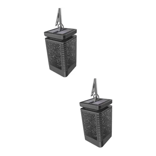 Produktbild: DOITOOL 2 Stk Sonnenlicht solarleuchte hängelampe hängeampel leuchter outdoor laternen chandelier solar-laterne Gartenlaterne Terrassendekoration geführte Solarlaterne LED schmücken