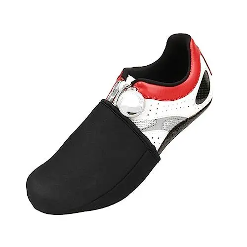 Produktbild: DOITOOL 2 Stk Wasserdichte Überschuhe Outdoor-überschuhe Zehenwärmer Im Winter Rutschfester Überschuh Halber Überschuh Überschuhe Aus Nylon Zum Radfahren Schuhschutz Fahrrad Heizung